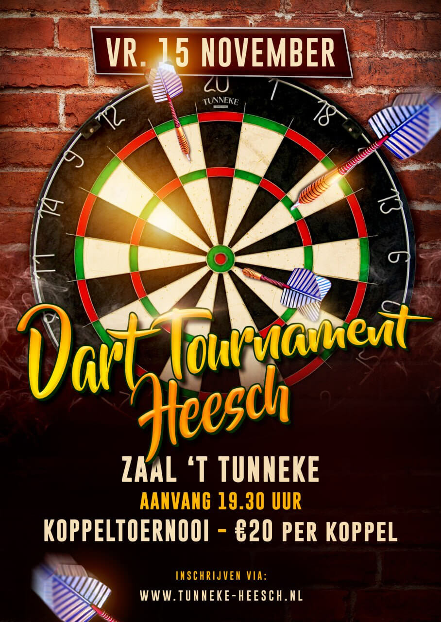 Koppeldarttoernooi Tunneke Heesch