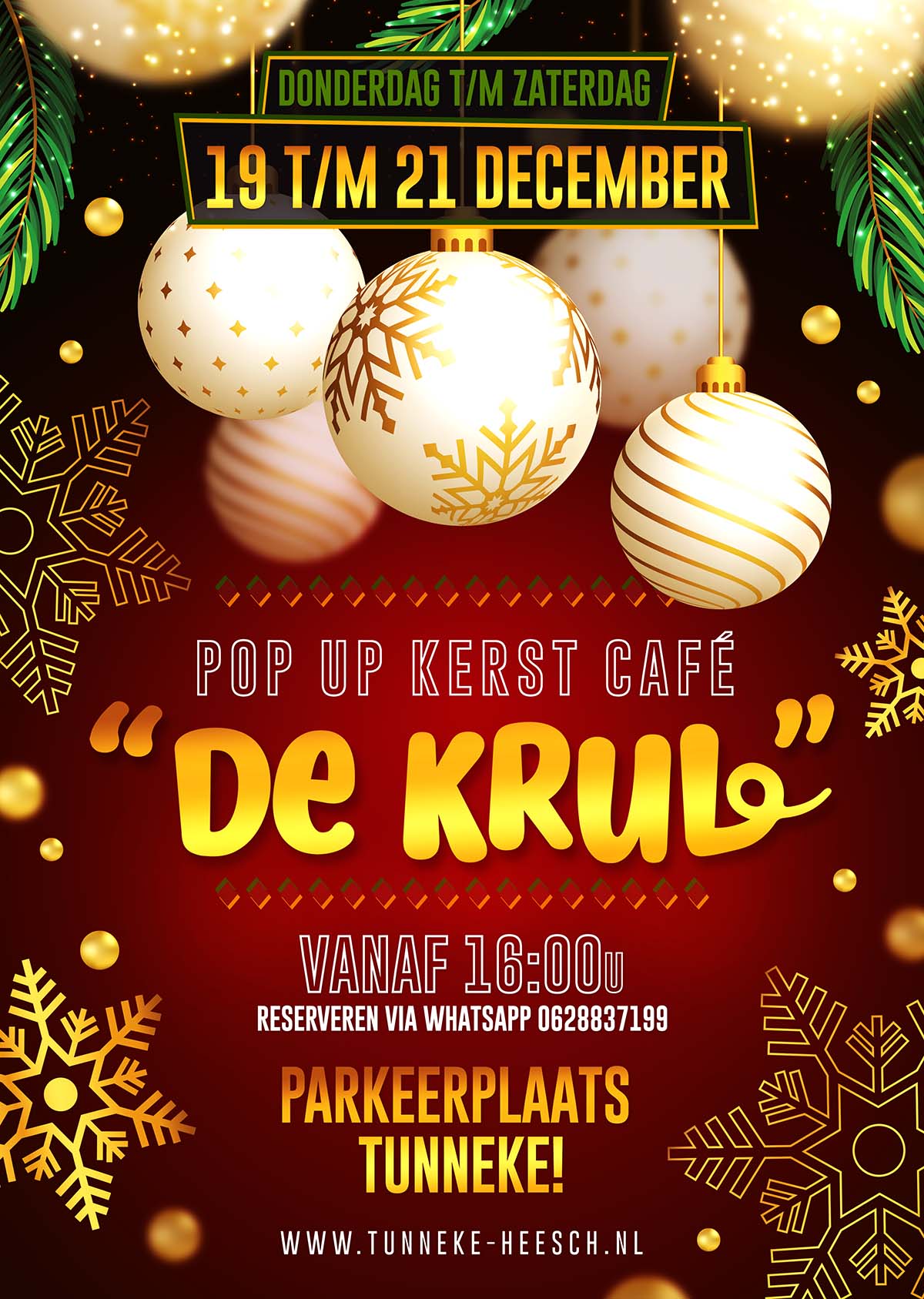 Pop up kerst cafe
